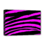 Pink Zebra Deluxe Canvas 18  x 12  (Stretched)