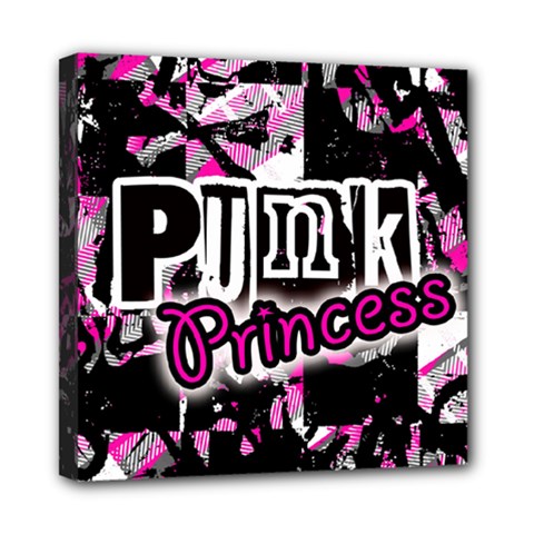 Punk Princess Mini Canvas 8  x 8  (Stretched) from ArtsNow.com