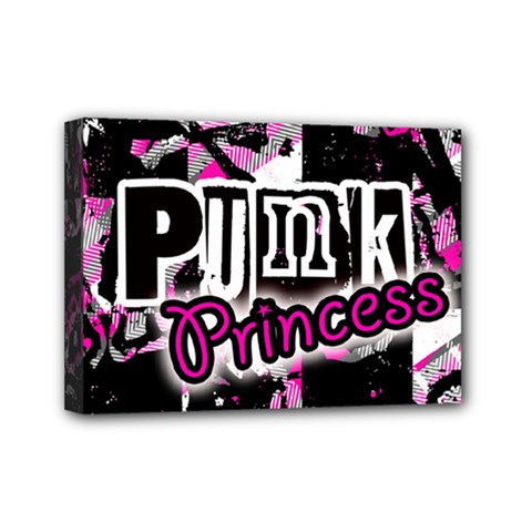 Punk Princess Mini Canvas 7  x 5  (Stretched) from ArtsNow.com