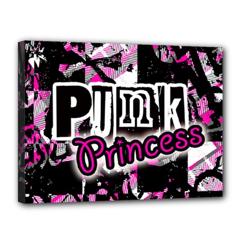 Punk Princess Canvas 16  x 12  (Stretched) from ArtsNow.com