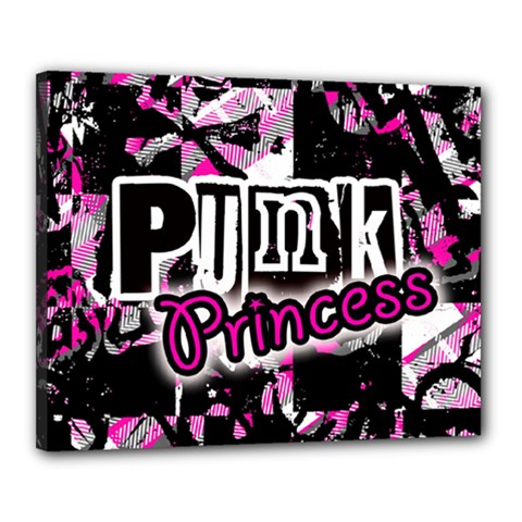Punk Princess Canvas 20  x 16  (Stretched) from ArtsNow.com