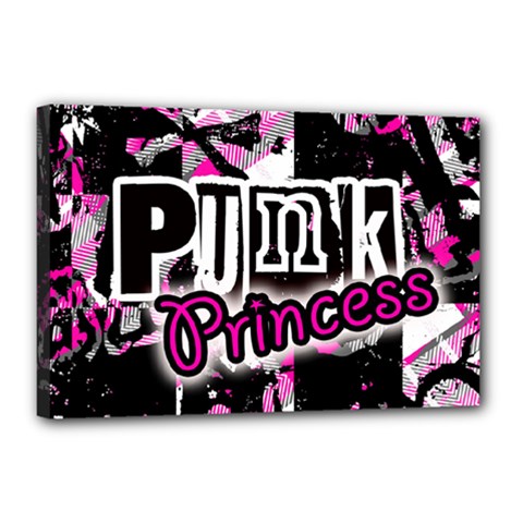 Punk Princess Canvas 18  x 12  (Stretched) from ArtsNow.com