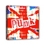 Punk Union Jack Mini Canvas 6  x 6  (Stretched)