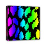 Rainbow Leopard Mini Canvas 6  x 6  (Stretched)