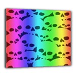 Rainbow Skull Collection Canvas 24  x 20  (Stretched)