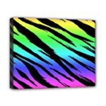 Rainbow Tiger Canvas 10  x 8  (Stretched)