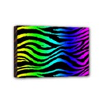 Rainbow Zebra Mini Canvas 6  x 4  (Stretched)