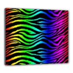 Rainbow Zebra Canvas 24  x 20  (Stretched)