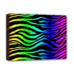 Rainbow Zebra Deluxe Canvas 16  x 12  (Stretched) 