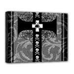 Spider Web Cross Canvas 14  x 11  (Stretched)