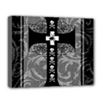 Spider Web Cross Deluxe Canvas 20  x 16  (Stretched)