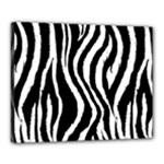 Zebra Pattern Canvas 20  x 16  (Stretched)