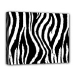 Zebra Pattern Deluxe Canvas 20  x 16  (Stretched)