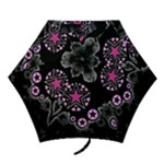 Pink Star Explosion Mini Folding Umbrella