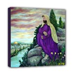 Jesus Overlooking Jerusalem - Ave Hurley - Mini Canvas 8  x 8  (Stretched)