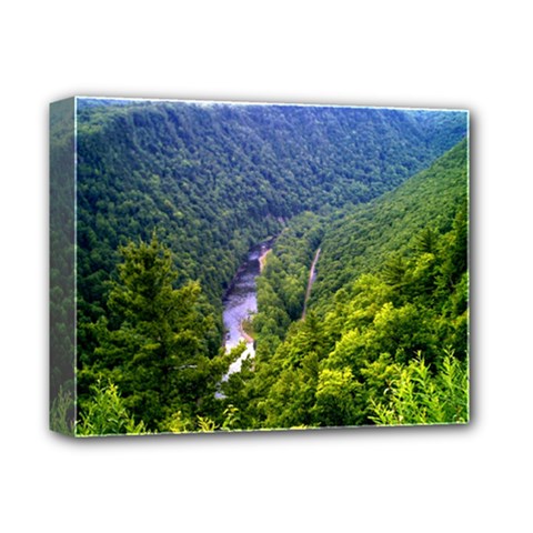 Pa Grand Canyon Long North View Of Gorge   Artrave Deluxe Canvas 14  x 11  (Stretched) from ArtsNow.com