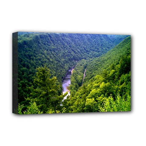 Pa Grand Canyon Long North View Of Gorge   Artrave Deluxe Canvas 18  x 12  (Stretched) from ArtsNow.com