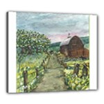 Amish Apple Blossoms -AveHurley ArtRevu.com- Canvas 24  x 20  (Stretched)