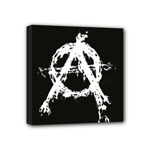 Anarchy Mini Canvas 4  x 4  (Stretched) from ArtsNow.com