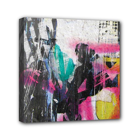 Graffiti Grunge Mini Canvas 6  x 6  (Stretched) from ArtsNow.com
