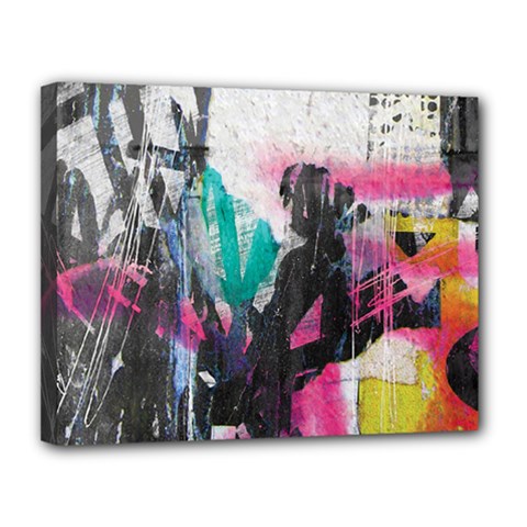 Graffiti Grunge Canvas 14  x 11  (Stretched) from ArtsNow.com