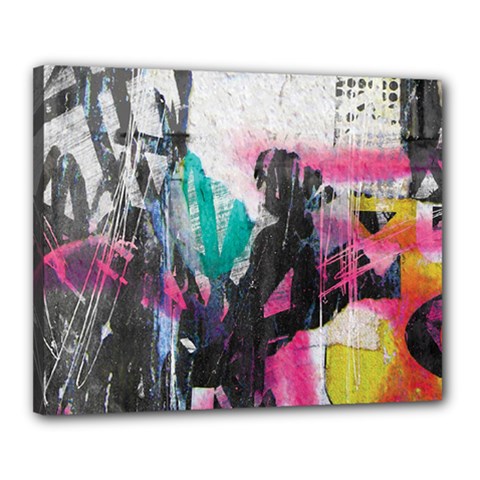Graffiti Grunge Canvas 20  x 16  (Stretched) from ArtsNow.com