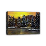 James Winter Cabin By Ave Hurley 1 1m Mini Canvas 6  x 4  (Stretched)