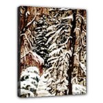 Castle Yard Canvas 14  x 11  (Stretched)