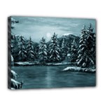Winter Moon -  Ave Hurley   Canvas 14  x 11  (Stretched)