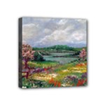 Katy s Pasture- Ave Hurley -  Mini Canvas 4  x 4  (Stretched)
