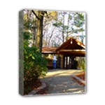  Leonard Harrison State Park Main Bldg  Late Afternoon Deluxe Canvas 14  x 11  (Stretched)
