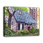 Essex Lighthouse -AveHurley ArtRevu.com- Deluxe Canvas 20  x 16  (Stretched)