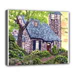 Essex Lighthouse -AveHurley ArtRevu.com- Deluxe Canvas 24  x 20  (Stretched)