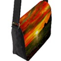 Flap Closure Messenger Bag (L) 