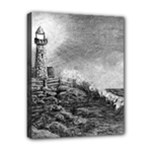 Frank Clark Lighthouse -AveHurley ArtRevu.com- Canvas 10  x 8  (Stretched)