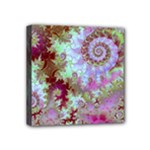Raspberry Lime Delight, Abstract Ferris Wheel Mini Canvas 4 x 4 (Stretched) Raspberry Lime Delight, Abstract Ferris Wheel Mini Canvas 4 x 4 (Stretched)