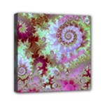 Raspberry Lime Delight, Abstract Ferris Wheel Mini Canvas 6 x 6 (Stretched) Raspberry Lime Delight, Abstract Ferris Wheel Mini Canvas 6 x 6 (Stretched)