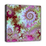 Raspberry Lime Delight, Abstract Ferris Wheel Mini Canvas 8 x 8 (Stretched) Raspberry Lime Delight, Abstract Ferris Wheel Mini Canvas 8 x 8 (Stretched)