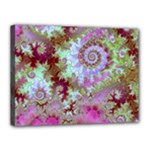 Raspberry Lime Delight, Abstract Ferris Wheel Canvas 16 x 12 (Stretched) Raspberry Lime Delight, Abstract Ferris Wheel Canvas 16 x 12 (Stretched)