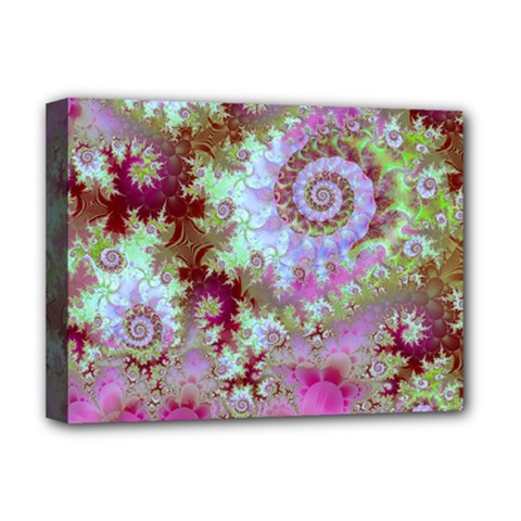 Raspberry Lime Delight, Abstract Ferris Wheel Deluxe Canvas 16  x 12  (Stretched)  from ArtsNow.com