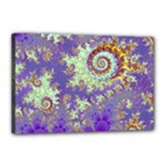 Sea Shell Spiral, Abstract Violet Cyan Stars Canvas 18 x 12 (Framed) Sea Shell Spiral, Abstract Violet Cyan Stars Canvas 18 x 12 (Framed)
