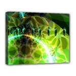 Dawn Of Time, Abstract Lime & Gold Emerge Canvas 14 x 11 (Framed) Dawn Of Time, Abstract Lime & Gold Emerge Canvas 14 x 11 (Framed)