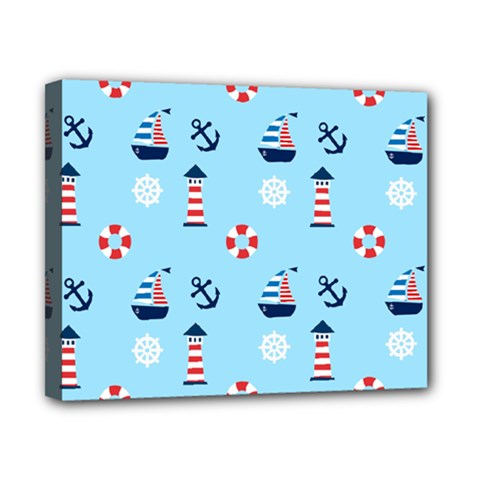 Sailing The Bay Canvas 10  x 8  (Framed) from ArtsNow.com