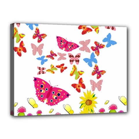 Butterfly Beauty Canvas 16  x 12  (Framed) from ArtsNow.com