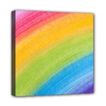 Acrylic Rainbow Mini Canvas 8  x 8  (Framed)