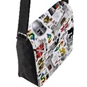 Flap Closure Messenger Bag (L) 