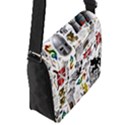 Flap Closure Messenger Bag (S) 