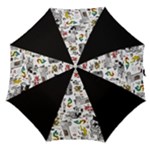 Medieval Mash-Up Straight Umbrella