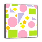 Spring Geometrics Mini Canvas 8  x 8  (Framed)