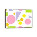 Spring Geometrics Mini Canvas 6  x 4  (Framed)